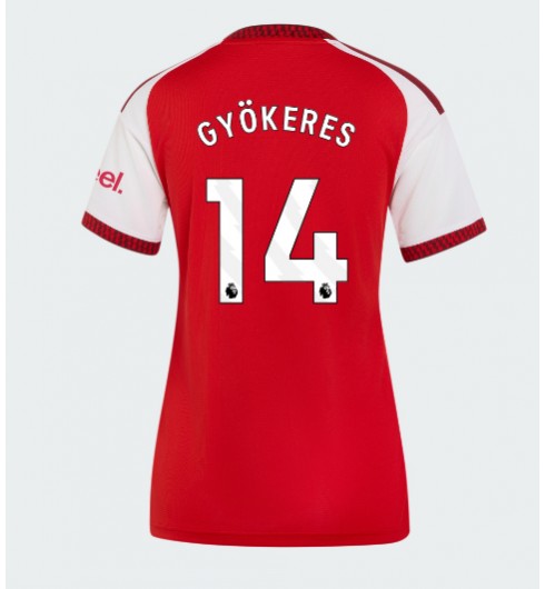 Arsenal Viktor Gyokeres #14 Kotipaita Naisten 2026-27 Lyhythihainen Arsenal Viktor Gyokeres #14 Kotipaita Naisten 2026-27 Lyhythihainen